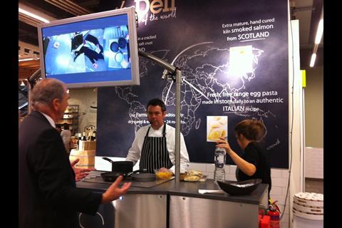 Marks and Spencer cooking demo, Westfield Stratford City